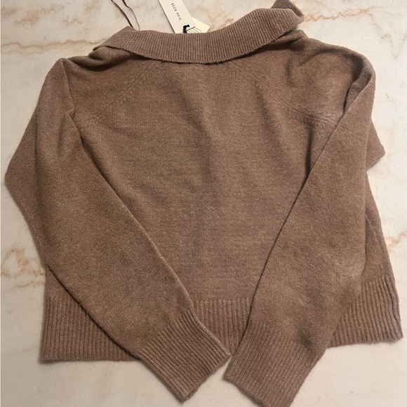 Pink Rose Knit Ribbed Knit Button Front Cardigan Oatmeal Women’s. Size M - Picture 3 of 3